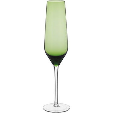Jg 2pç Taças Champanhe Home&co Ballet Vidro 195ml 26x7x7cm Verde