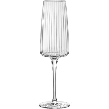 Jg 6pç Taças Champanhe Bormioli Rocco Exclusiva Cristal 250ml 22x5x5cm Transparente